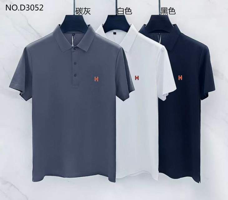 Picture of Hermes Polo Shirts Short _SKUHermesM-4XL8qxD305227202